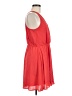Lush 100% Polyester Solid Red Casual Dress Size M - photo 4