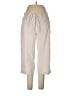 Basic Editions 100% Cotton Solid Ivory Casual Pants Size 10 - photo 1