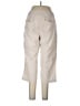 Basic Editions 100% Cotton Solid Ivory Casual Pants Size 10 - photo 2
