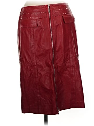 Doncaster Collection Leather Skirt (view 2)