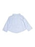 Zara Blue Long Sleeve Button-Down Shirt Size 3 - photo 2