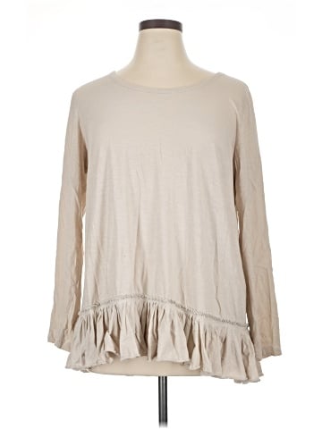 LOGO by Lori Goldstein Long Sleeve Top (view 1)