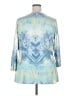 Reba Blue 3/4 Sleeve Blouse Size 2X - photo 2
