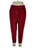 Cuddl Duds 100% Polyester Red Casual Pants Size 1X (petite) - photo 1