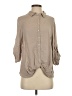 Bobi Tan 3/4 Sleeve Button-Down Shirt Size XS - photo 1