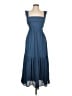 Lush 100% Polyester Blue Casual Dress Size L - photo 1