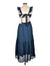 Lush 100% Polyester Blue Casual Dress Size L - photo 2