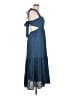 Lush 100% Polyester Blue Casual Dress Size L - photo 4