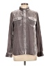 J.Crew Metallic Gray Long Sleeve Button-Down Shirt Size L - photo 1
