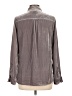 J.Crew Metallic Gray Long Sleeve Button-Down Shirt Size L - photo 2