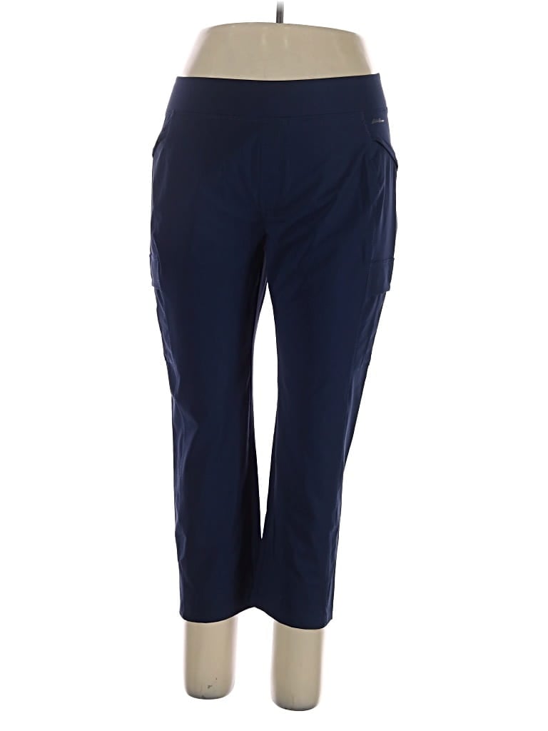 Pre-owned Eddie Bauer Active Pants In Blue