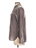 J.Crew Metallic Gray Long Sleeve Button-Down Shirt Size L - photo 5