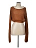 Double Zero Brown Pullover Sweater Size L - photo 1