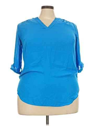 Worthington 3/4 Sleeve Blouse (view 1)