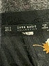 Zara Basic Floral Black Casual Pants Size S - photo 7