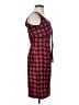 Marc by Marc Jacobs 100% Polyester Plaid Red Casual Dress Size 4 - photo 4