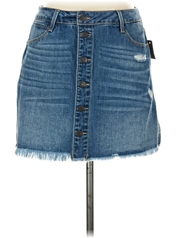 Mudd Denim Skirt (view 1)