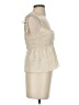 Zara Ivory Sleeveless Blouse Size S - photo 4