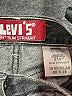 Levi's 100% Cotton Chevron-herringbone Gray Jeans Size 16 - photo 3