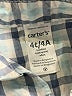 Carter's 100% Cotton Checkered-gingham Blue Short Sleeve Button-Down Shirt Size 4T - photo 3