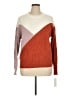 Sophie Rue Color Block Orange Pullover Sweater Size XL - photo 1