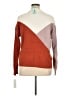 Sophie Rue Color Block Orange Pullover Sweater Size XL - photo 2