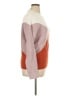 Sophie Rue Color Block Orange Pullover Sweater Size XL - photo 4