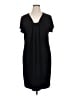 Dana Buchman Solid Black Casual Dress Size XL - photo 1