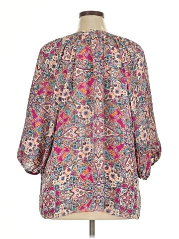 Rose + Olive 3/4 Sleeve Blouse (view 2)