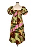 Live 4 Truth 100% Polyester Tropical Green Casual Dress Size XL - photo 2