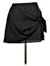 Forever 21 100% Polyester Solid Black Casual Skirt Size L - photo 1