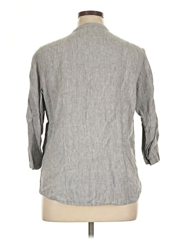Jones New York Sport 3/4 Sleeve Button-Down Shirt (view 2)