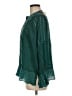 Johnny Was 100% Cupro Teal Long Sleeve Blouse Size M - photo 5