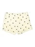 British Khaki Stars Ivory Shorts Size 8 - photo 2