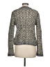 Zara Tweed Ombre Solid Metallic Gray Cardigan Size M - photo 2