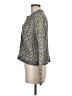 Zara Tweed Ombre Solid Metallic Gray Cardigan Size M - photo 5