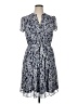 JBS 100% Polyester Paisley Blue Casual Dress Size 14 - photo 1