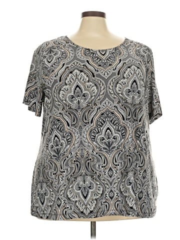 Croft & Barrow Short Sleeve Blouse (view 1)