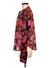 Steve Madden 100% Polyester Floral Pink Long Sleeve Blouse Size M - photo 5