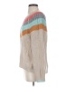 Illa Illa Color Block Tan Pullover Sweater Size S - photo 5