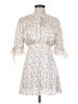Tularosa 100% Polyester Floral Ivory Casual Dress Size S - photo 1