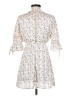 Tularosa 100% Polyester Floral Ivory Casual Dress Size S - photo 2