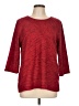 Weekends by Chico's Red Pullover Sweater Size Lg (2) - photo 1