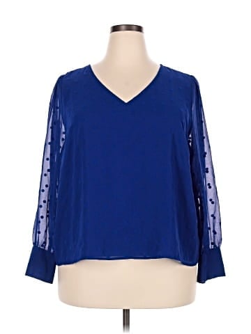 J.Crew Factory Store 3/4 Sleeve Blouse (view 1)