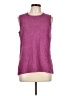 Dialogue Purple Sweater Vest Size L - photo 1