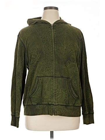 Spa by Chico's Zip Up Hoodie (view 1)