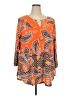 Ruby Rd. Orange 3/4 Sleeve Blouse Size 2X - photo 1
