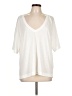 Topshop Ivory Short Sleeve Top Size 12 - photo 1