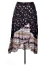 Torrid 100% Rayon Paisley Black Casual Skirt Size 2X Plus (2) - photo 1