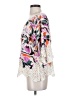 Democracy 100% Rayon Floral White 3/4 Sleeve Blouse Size S - photo 5